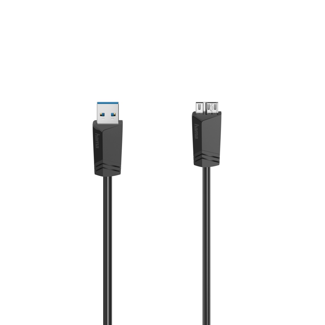 Hama Cavo USB 3.2 Gen1 (USB 3.0) 1,5 metri - USB-A maschio a USB-Micro-B maschio, Nero, 5 Gbit/s, Doppia schermatura