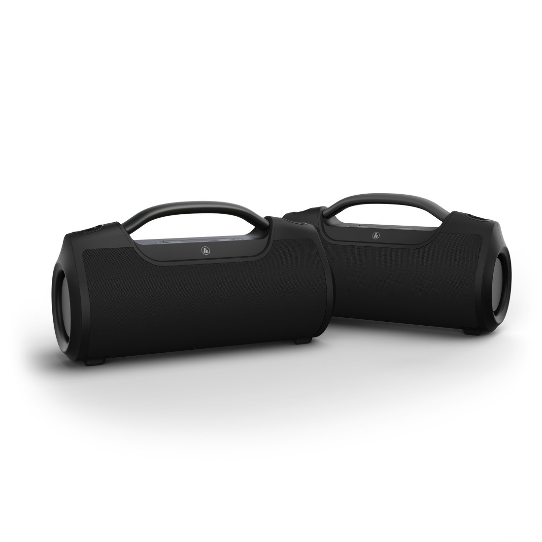 Hama SoundBarrel Altoparlante Portatile Bluetooth Impermeabile Nero 60 W con Batteria da 12 Ore e Funzione Power Pack