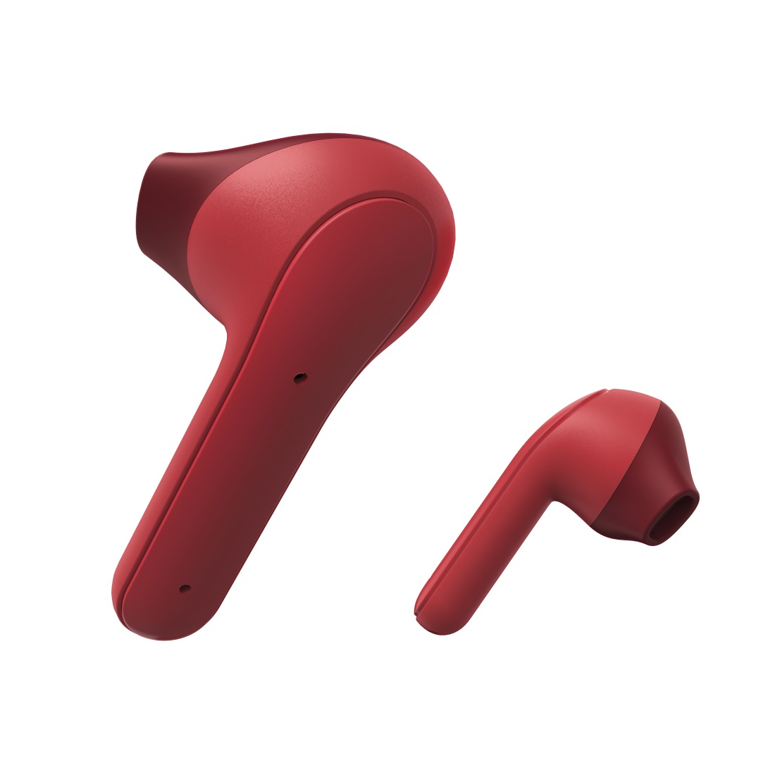Hama Auricolari True Wireless Freedom Light - Bluetooth, Controlli Touch, Microfono Integrato, Confortevoli e Pratici, Rossi