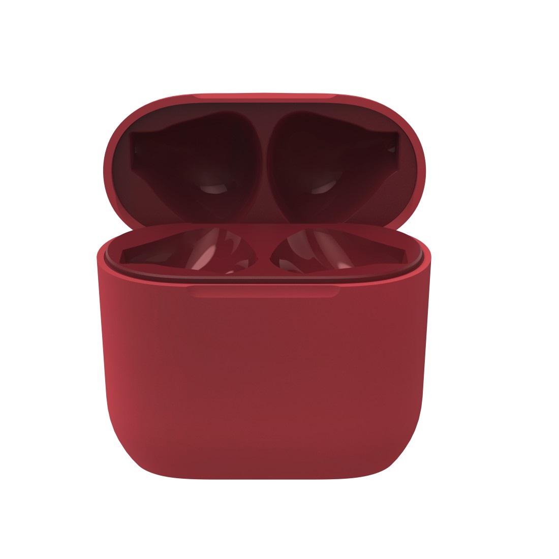 Hama Auricolari True Wireless Freedom Light - Bluetooth, Controlli Touch, Microfono Integrato, Confortevoli e Pratici, Rossi