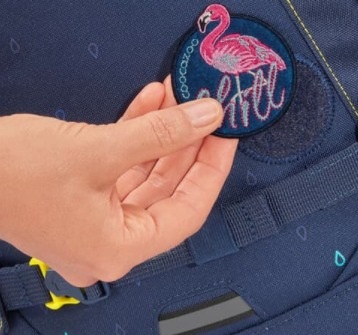 Coocazoo Happy Raindrops zaino Zaino scolastico Blu Poliestere