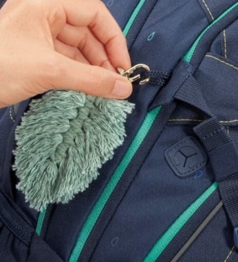 Coocazoo Happy Raindrops zaino Zaino scolastico Blu Poliestere
