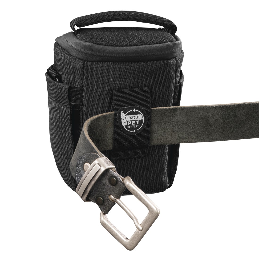 Hama Matera Borsa per Fotocamera Taglia 90 Nero con Apertura a Doppia Cerniera