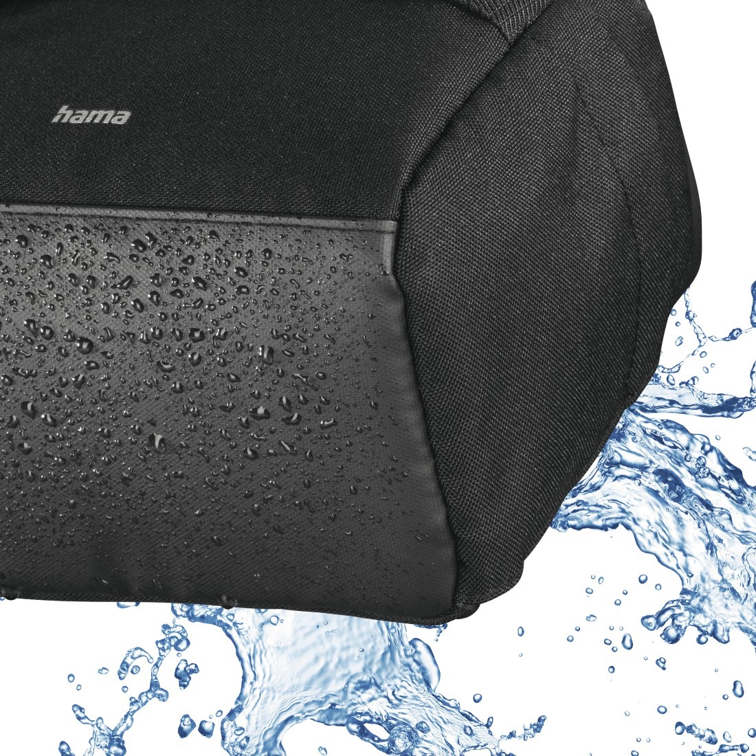 Hama Matera Borsa per Fotocamera Taglia 90 Nero con Apertura a Doppia Cerniera