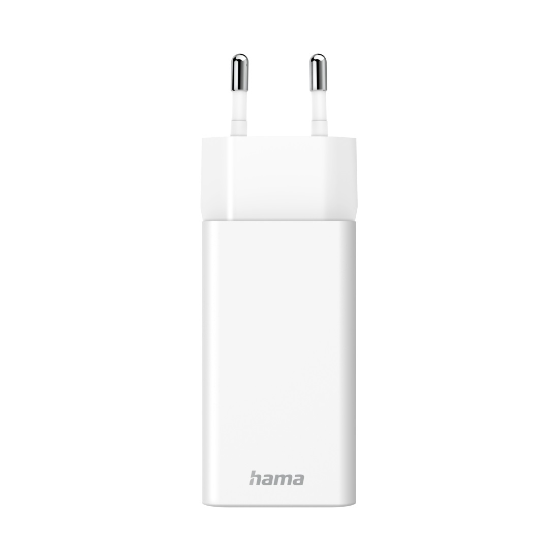 Hama Caricatore USB-C 65W con 2 Porte USB-C e USB-A, Ricarica Rapida Quick Charge 3.0 e Power Delivery, Tecnologia GaN
