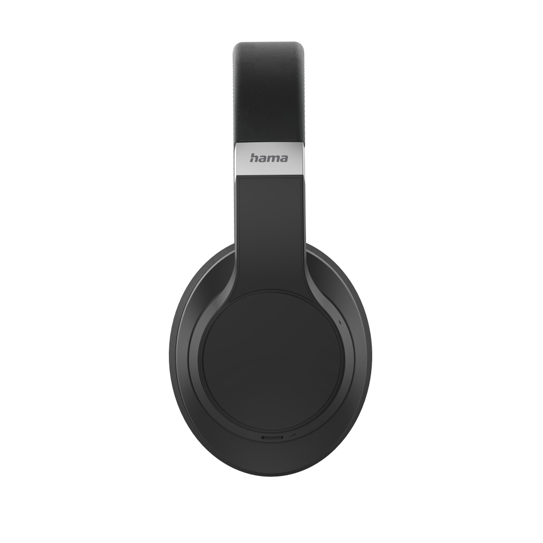 Hama Cuffie Bluetooth Passion Voyage Over Ear ANC con Ricarica Wireless, Microfono e Controllo Touch - Nero