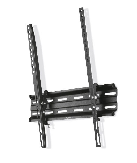 Hama Supporto TV a Parete Inclinabile per TV 32-65'' fino a 35 kg, VESA 100x100 - 400x400, Nero