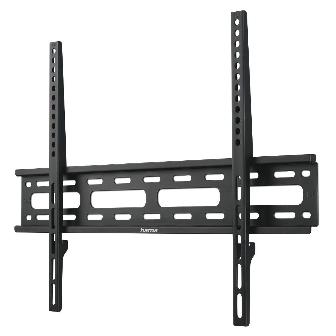 Hama Supporto TV a parete rigido 191 cm (75 pollici) fino a 40 kg, distanza dalla parete 2,5 cm, Nero