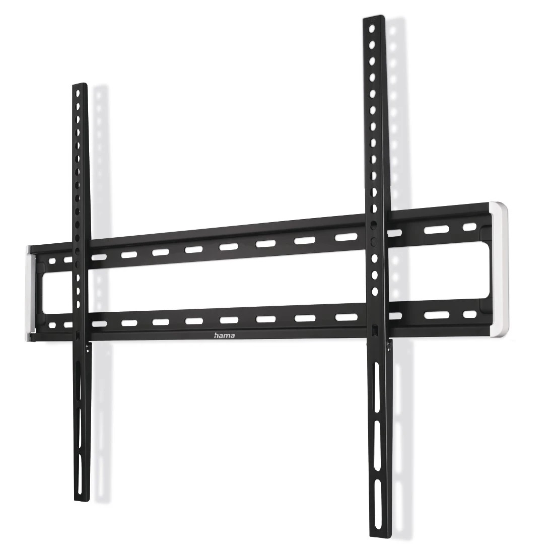 Hama Supporto TV da parete fisso Extra-Plat Nero - Fino a 75 kg, per TV da 32 a 75 pollici, VESA Max 400x400, Garanzia 10 anni