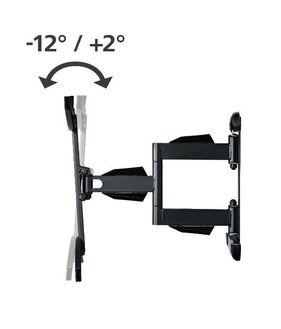Hama Supporto TV a parete orientabile 190,5 cm (75