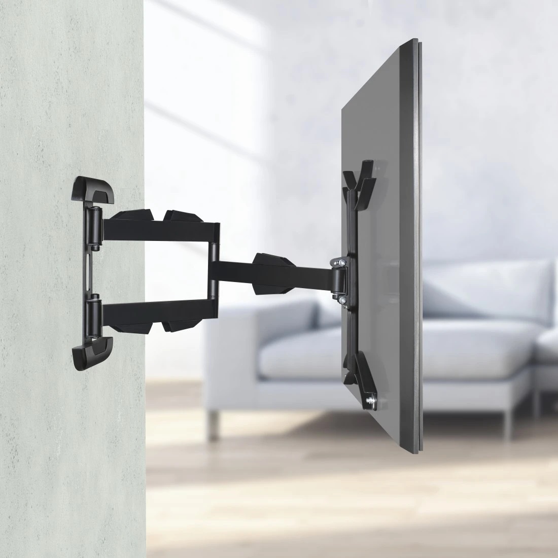 Hama Supporto TV a parete Girevole con Braccio Lungo 165,1 cm (65