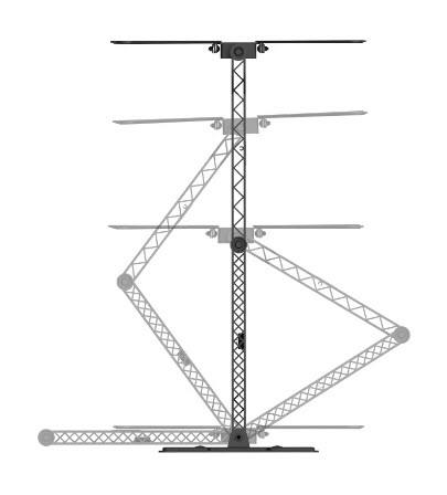 Hama Supporto da Parete per TV Orientabile e Inclinabile, Braccio Extra Lungo, Compatibile con TV da 32-65 Pollici, VESA 100x100 fino a 400x400, Fino a 50 kg, Ultra Sottile