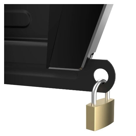 Hama Supporto TV a parete Girevole 165,1 cm (65 pollici) Nero con Dispositivo Antifurto, Capacità 40 kg, Compatibile VESA 300x200 a 400x400