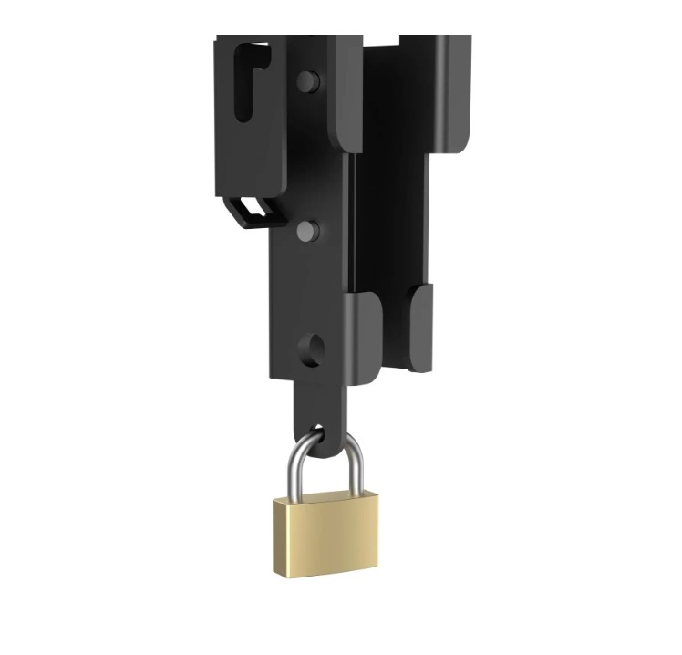 Hama Supporto TV a Parete Fisso 203 cm (80) con Dispositivo Antifurto, Fino a 50 kg