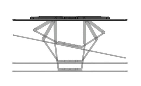 Hama FULLMOTION Supporto da Parete per TV Ultra Sottile 2,29 m (90 pollici) Nero