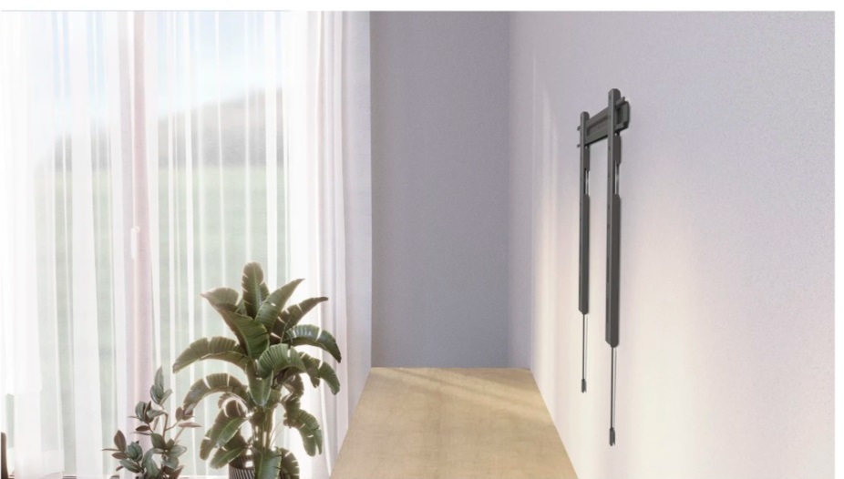 Hama Supporto TV da Parete Fisso Ultrafin - Capacità 80 kg, per TV da 37 a 90 pollici, VESA 600x400, Grigio/Nero, Garanzia 10 anni