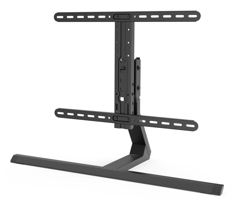 Hama Supporto per TV da 32 a 65 pollici, fino a 40 kg, regolabile in altezza, inclinabile e orientabile, compatibile con VESA, base stabile, colore nero
