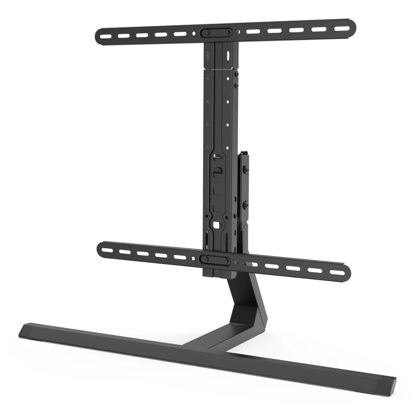 Hama Supporto per TV da 32 a 65 pollici, fino a 40 kg, regolabile in altezza, inclinabile e orientabile, compatibile con VESA, base stabile, colore nero
