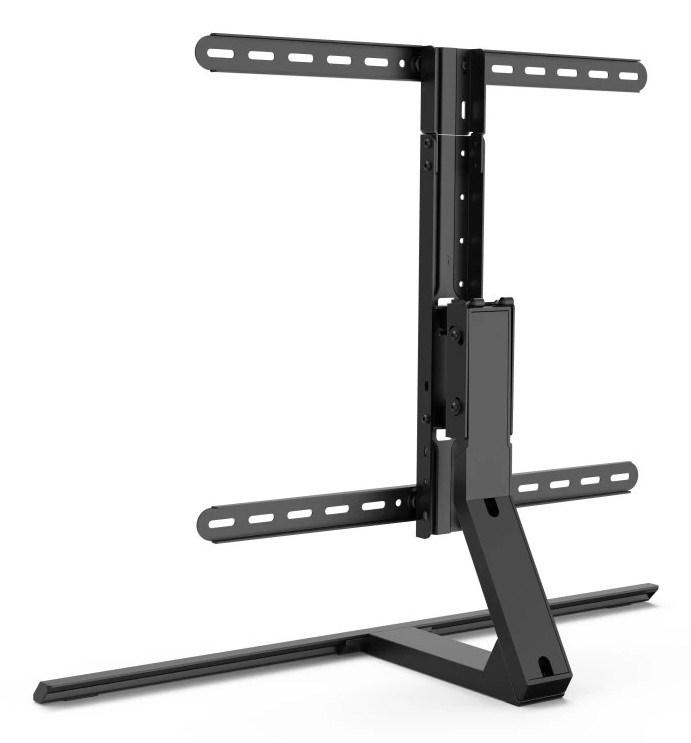 Hama Supporto per TV da 32 a 65 pollici, fino a 40 kg, regolabile in altezza, inclinabile e orientabile, compatibile con VESA, base stabile, colore nero