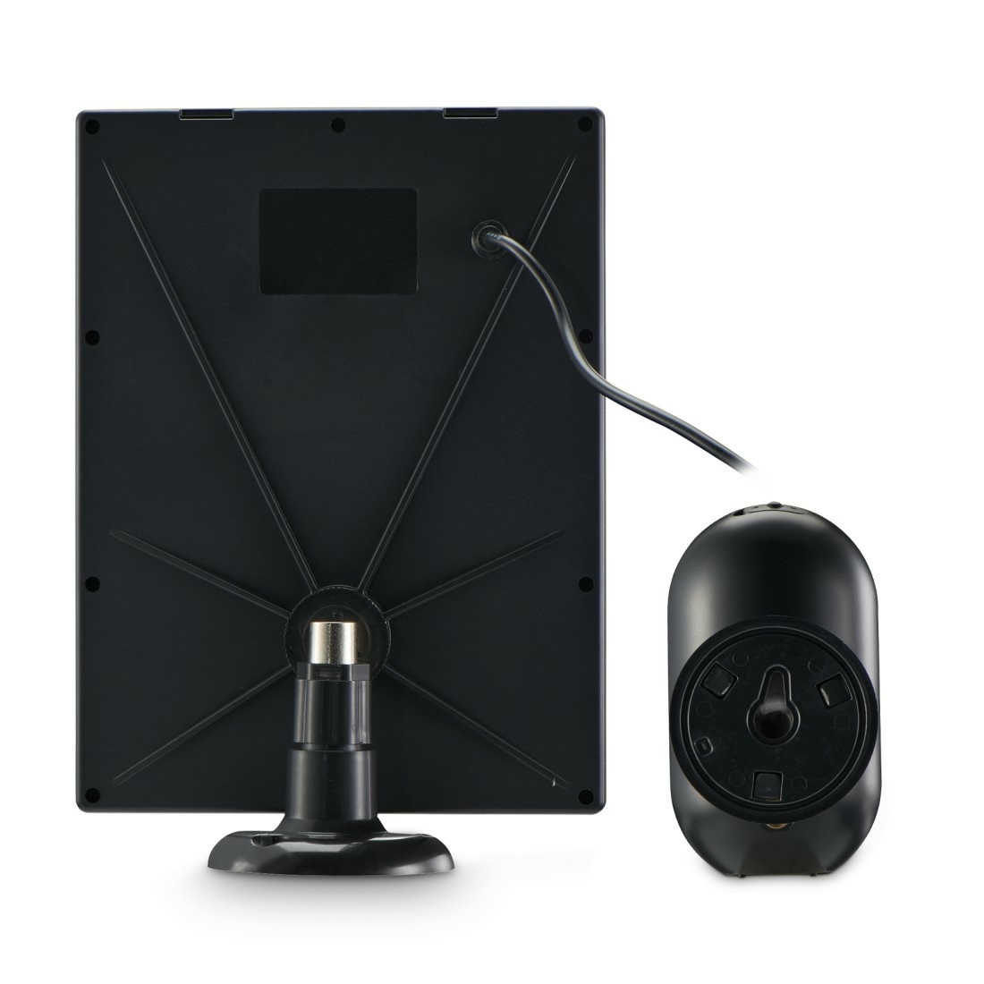 Hama 00176648 Telecamera di Sorveglianza IP Esterno con WLAN, Batteria e Solare, Registrazione 1080p