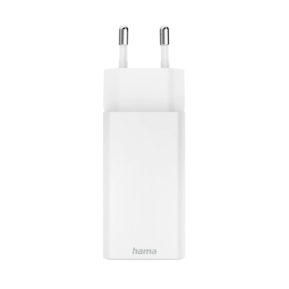Hama Caricatore Rapido GaN 65W con 2 Porte USB-C PD/Qualcomm per Ricarica Simultanea di Dispositivi