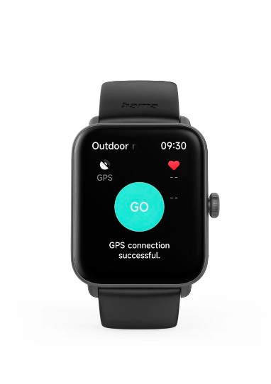 Hama Hama 6010 Orologio Fitness Digitale Touch Screen Nero con GPS e Protezione IP68
