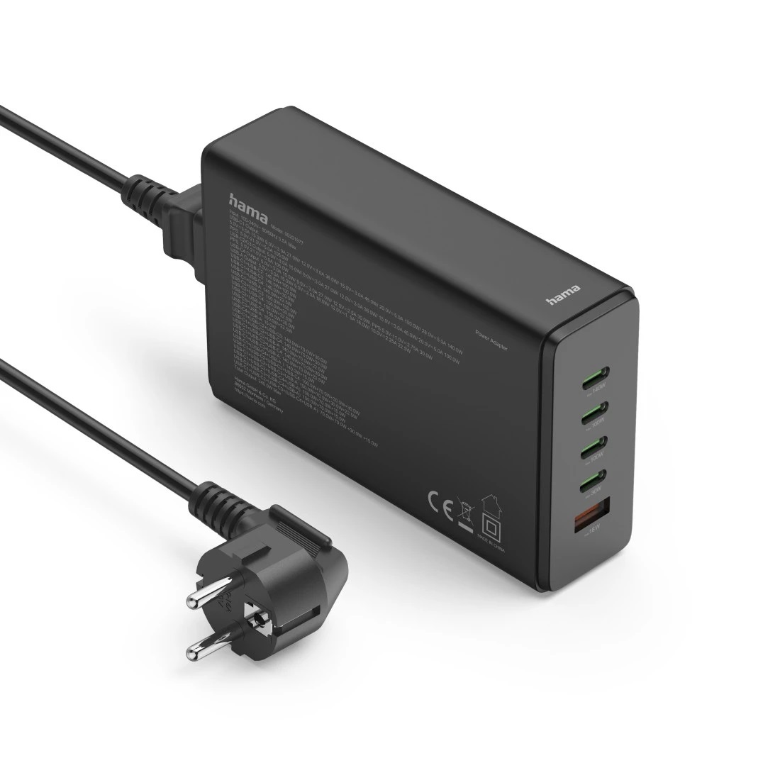 Hama Caricabatterie 00201977 Nero AC Interno per Dispositivi Mobili e Computer Portatili