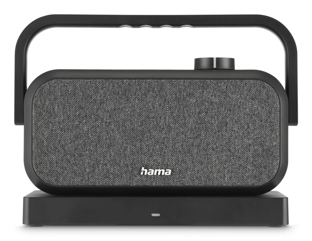Hama Altoparlante Wireless 15W Nero e Grigio con Bluetooth e Stazione di Ricarica