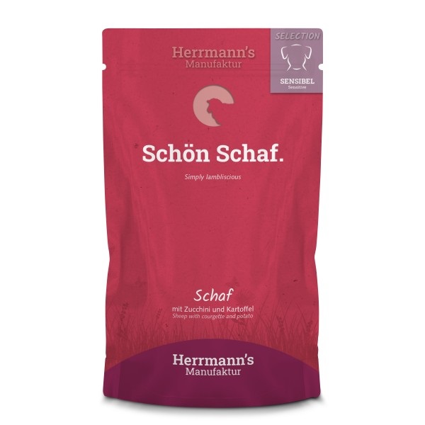 Herrmann's Manufaktur Herrmann's Selection Cibo Umido per Cani - Pecora con Zucchine e Patate - 150 g
