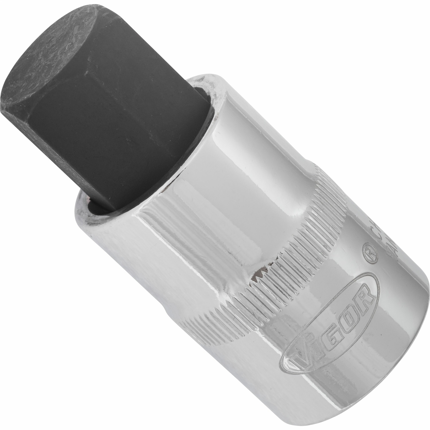 VIGOR Inserto per Cacciavite Esagonale V2069 - Larghezza 17 mm, Lunghezza 55 mm, 1/2