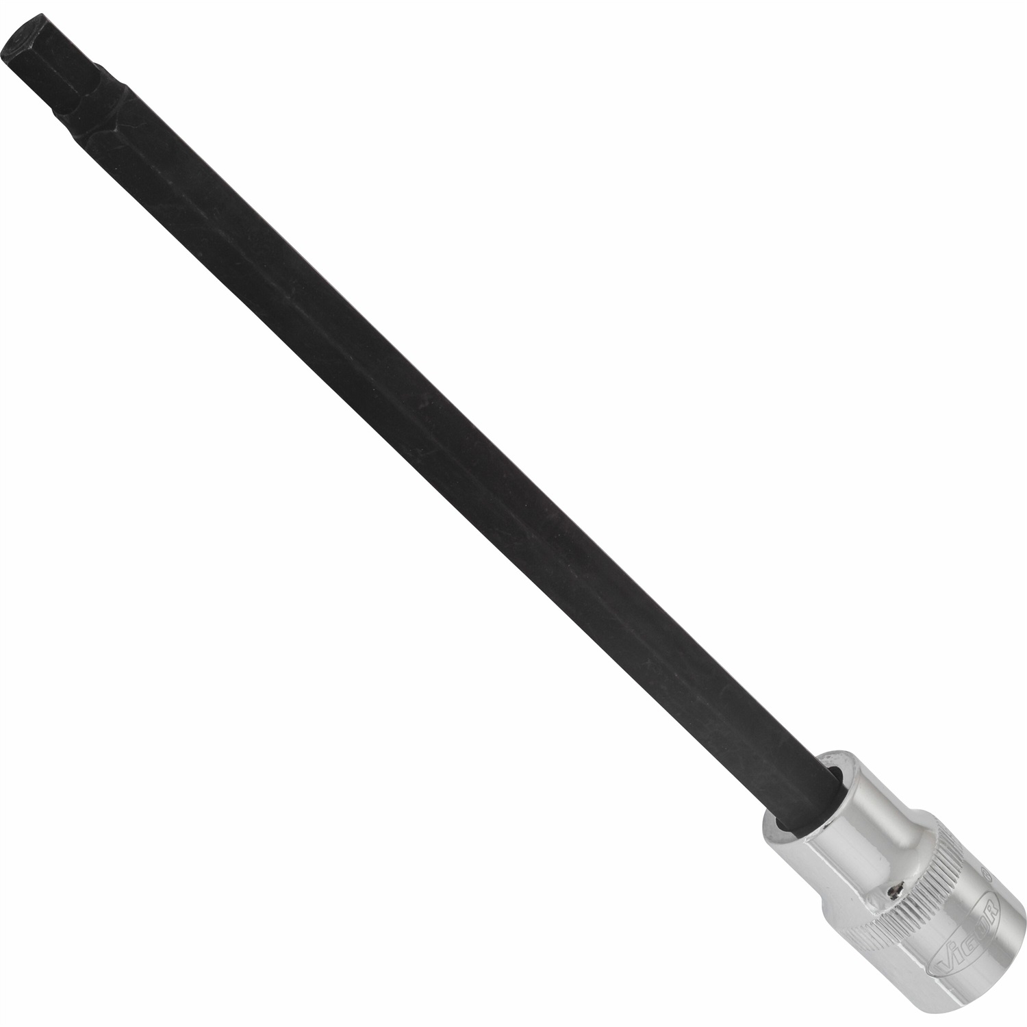 Vigor V2090 Inserto per Cacciavite Esagonale 8 mm, Lunghezza 200 mm, Attacco 1/2
