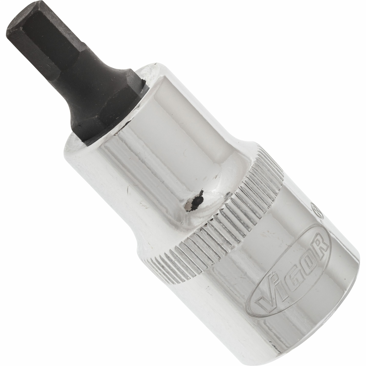 VIGOR Inserto per Cacciavite Esagonale 6 mm - Modello V2102, Lunghezza 55 mm, 1 Pezzo