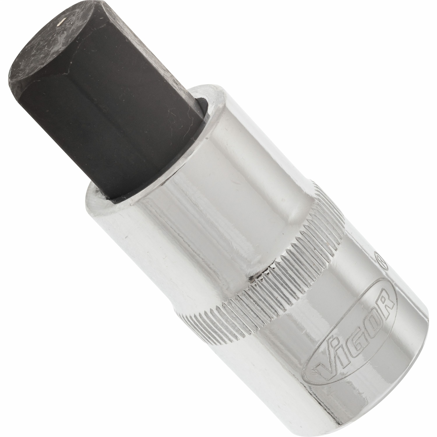 Vigor Inserto per Cacciavite Esagonale 14 mm, Lunghezza 55 mm, 1/2 - V2107