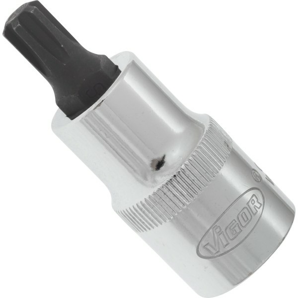 Vigor V2205 Bussola Ribe per Cacciavite M8 mm, Lunghezza 55 mm, 1/2