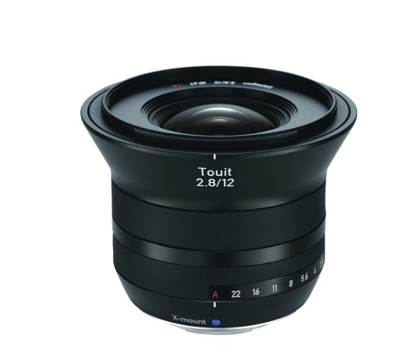 Carl Zeiss Touit 2.8/12 Obiettivo Super Ampio per Fotocamere Mirrorless APS-C con Innesto X, Nero