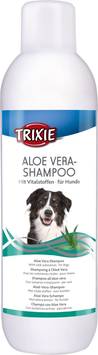 TRIXIE Shampoo Aloe Vera per Cani - 1L, Idratante e Adatto a Pelli Sensibili