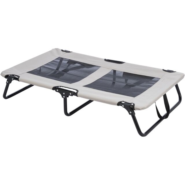 TRIXIE Lettino per Cani Pieghevole 79x19x50 cm - Strong Edition in Poliestere Oxford con Struttura in Metallo e Tessuto a Rete Rinfrescante