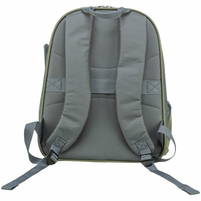 TRIXIE Zaino per Cani Lyla - Fino a 8 kg, Rete Traspirante, Tasche Esterne, Guinzaglio Corto Integrato, Tracolla - Dimensioni 34x22x42 cm