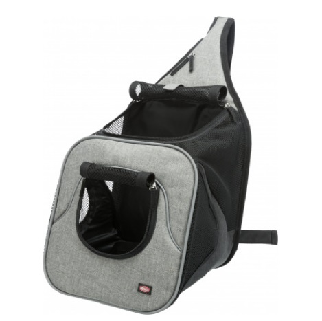 TRIXIE Borsa Frontale Savina - 30x33x26 cm, per Cani fino a 10 kg, in Poliestere con Apertura Anteriore e Spallacci Regolabili