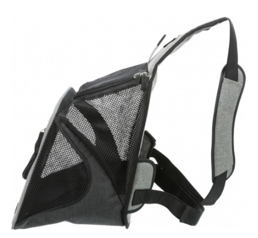 TRIXIE Borsa Frontale Savina - 30x33x26 cm, per Cani fino a 10 kg, in Poliestere con Apertura Anteriore e Spallacci Regolabili