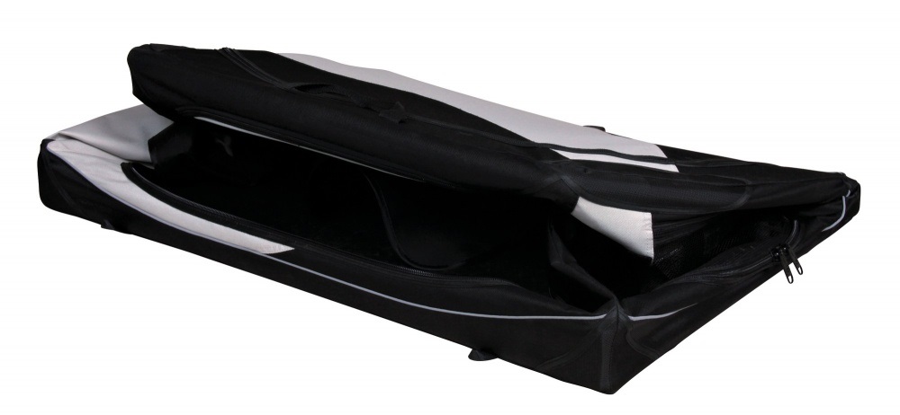 Trixie Vario Trasportino per Animali Domestici - 99 x 67 x 61 cm, in Poliestere con Struttura in Metallo, Apertura su Tre Lati, Inserti in Rete e Velcro Antiscivolo