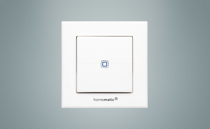 Homematic IP HMIP-WRC2 - Interruttore Elettrico a Pedale Bianco, 86 mm, Certificato CE
