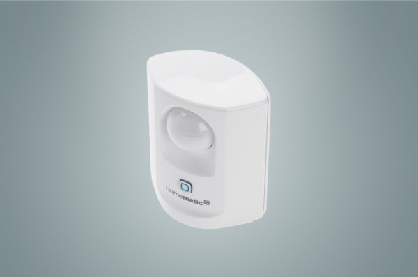 Homematic IP HmIP-SMI Rilevatore di Movimento Wireless con Sensore Crepuscolare - Interno, Bianco, Portata 105°
