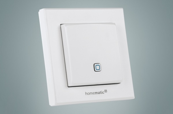HomeMatic HmIP-STH - Sensore di temperatura e umidità interno, wireless, libera installazione, dimensioni 86x20x86 mm, batteria LR03