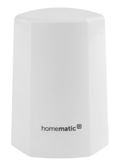 Homematic IP HmIP-STHO - Sensore di temperatura e umidità esterno, installazione libera, wireless, misurazione da -20 a 55 °C e umidità da 0 a 99%