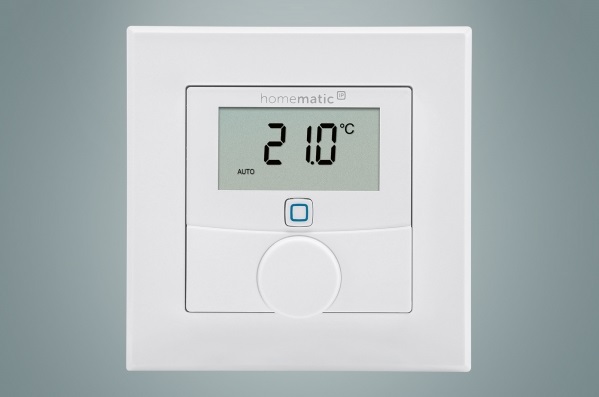 Homematic IP HmIP-BWTH Termostato RF Bianco con Controllo di Attuatori e 6 Profili di Riscaldamento