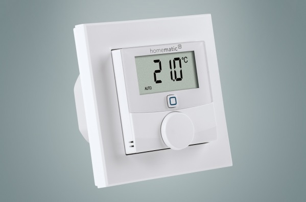 Homematic IP HmIP-BWTH Termostato RF Bianco con Controllo di Attuatori e 6 Profili di Riscaldamento
