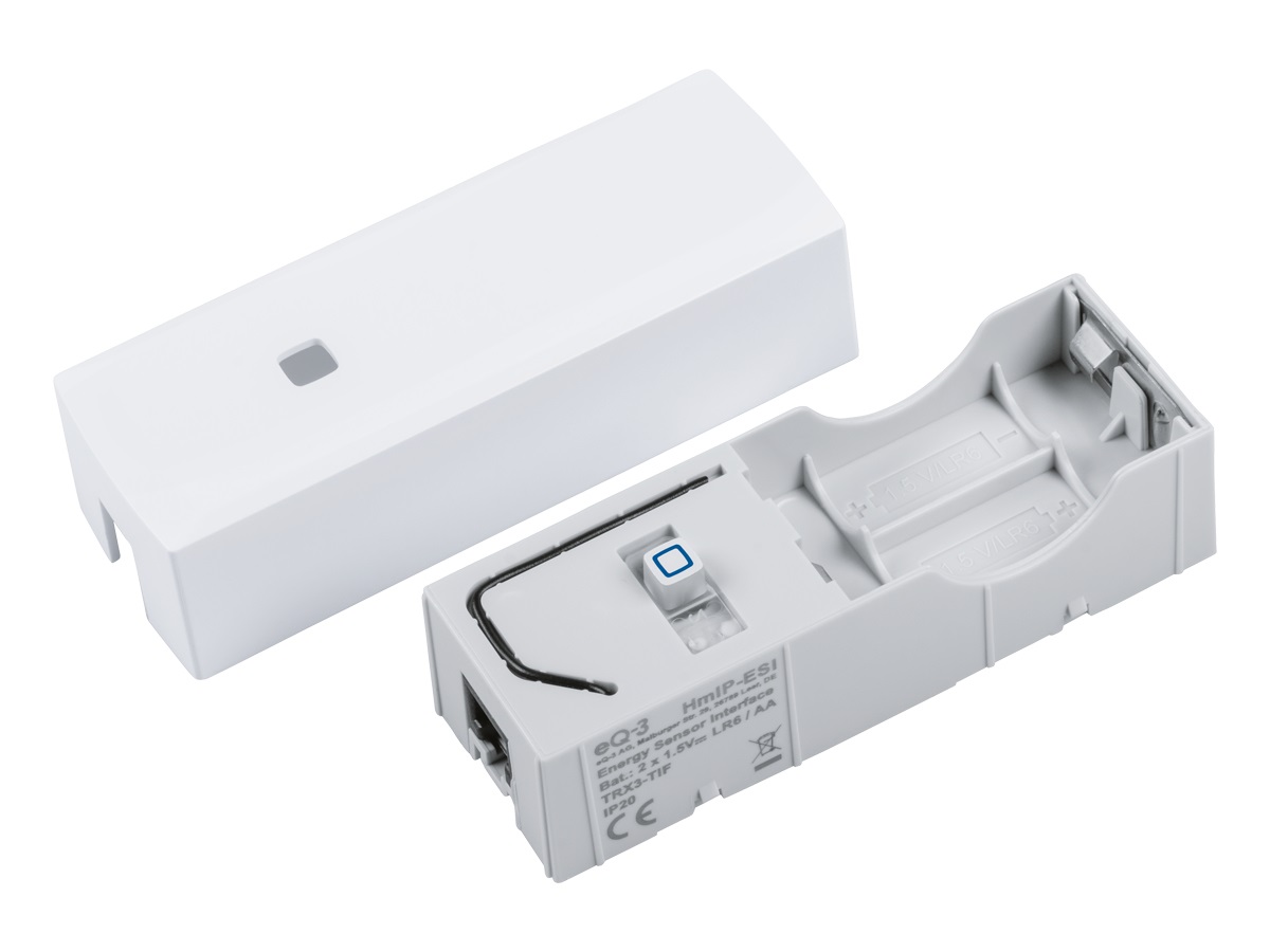 Homematic IP Interfaccia Smart Home per Monitoraggio Energetico e Risparmio Costi - Compatibile con Contatori Intelligenti