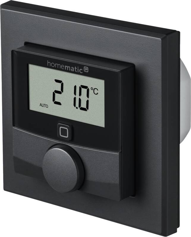 Homematic Termostato da Parete IP Smart Home - Uscita di Commutazione, Controllo Riscaldamento a Pavimento, Compatibile con App e Assistenti Vocali