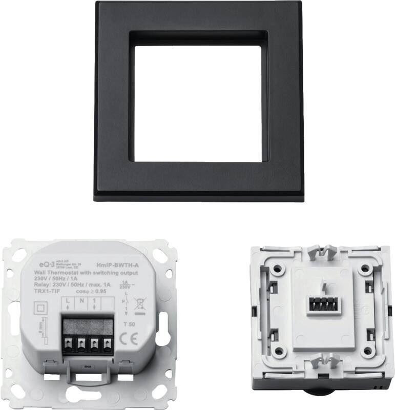 Homematic Termostato da Parete IP Smart Home - Uscita di Commutazione, Controllo Riscaldamento a Pavimento, Compatibile con App e Assistenti Vocali
